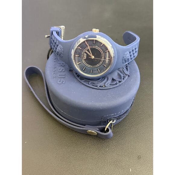 NWT-Versus Versace Fire Island Collection Luxury Womens Blue Watch Timepiece - Picture 5 of 6